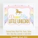 Dream Big Little Unicorn Sign Printable Unicorn Nursery Decor
