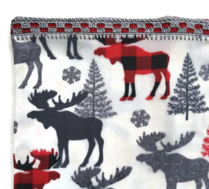 Eh Moose Snuggle Blankey Security Blanket PDF Crochet Pattern