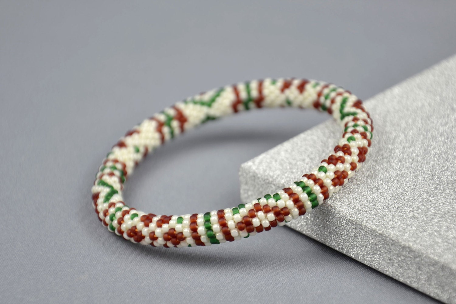 Christmas Gift Ideas Christmas Beaded Stretch Bracelet For