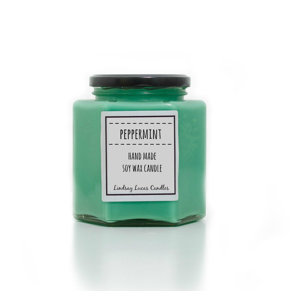 Peppermint Scented Candle Mint Candle Mint Scented Candle