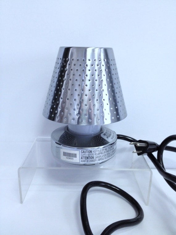 Conair Stainless Steel Lamp Vintage Tiny Lamp Small Steel Lamp