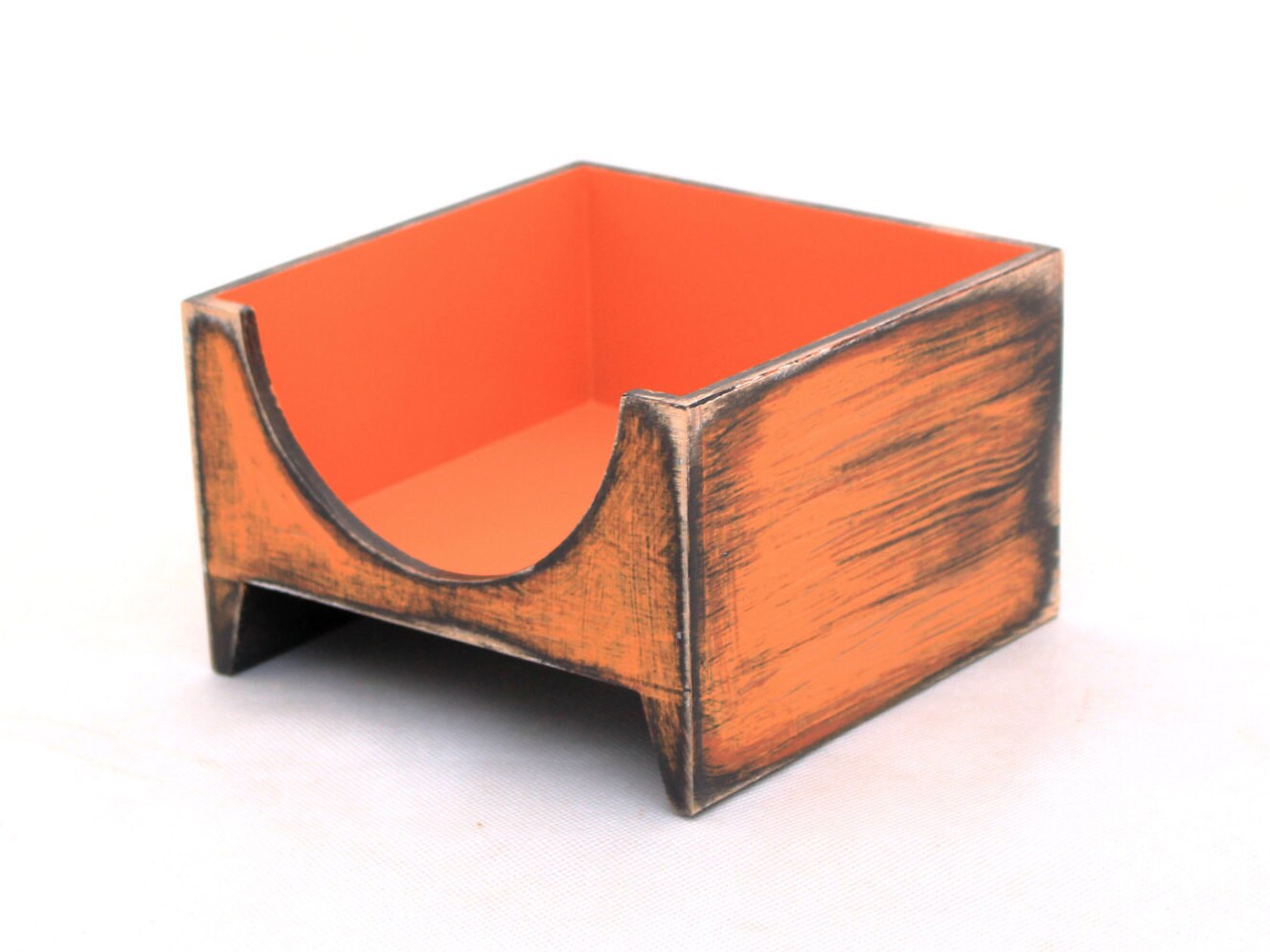 Orange Napkin Holder Wood Unique Home Decor In Rustic Style Birthday Orange Napkin Holder Wood Unique Home Decor In Rustic Style Birthday