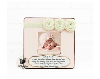 Godmother Gift Godfather Gift Godparents Gift Personalized Picture Frame Godchild Frame Personalized Gift Christening Gift Baptism Baby Boy