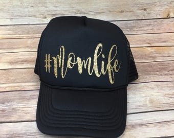 Mom Life Hat, #MomLife, Cute Hats, Baseball Caps, Trucker Hats, Hats, Caps, Mother's Day Gift, Gift for Mom, Mom Trucker