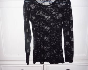 Top in lace size 38 en - 1980s