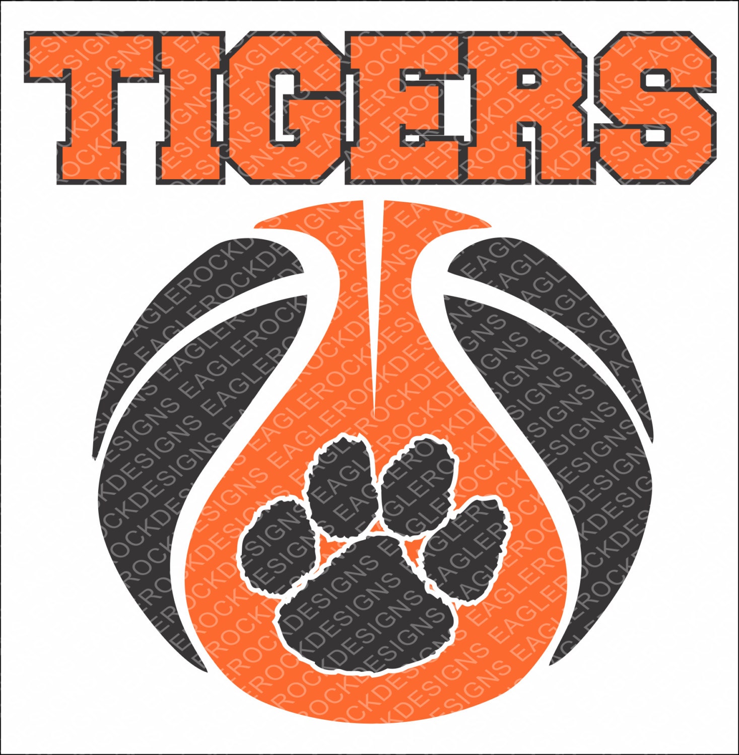 Download Tigers Basketball SVG DXF EPS Cut File For Cameo and Cricut