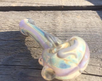 Pastel Paradise Dichroic Glass Color Changing Spoon Pipe