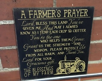 Farmers prayer | Etsy