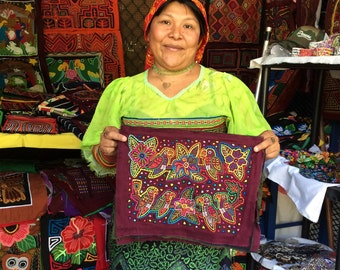 Kuna Artisan with Mola