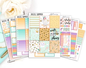 Pastel Summer | Spring/Summer Planner Sticker Deluxe Kit