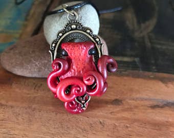 Made to order Octopus pendant