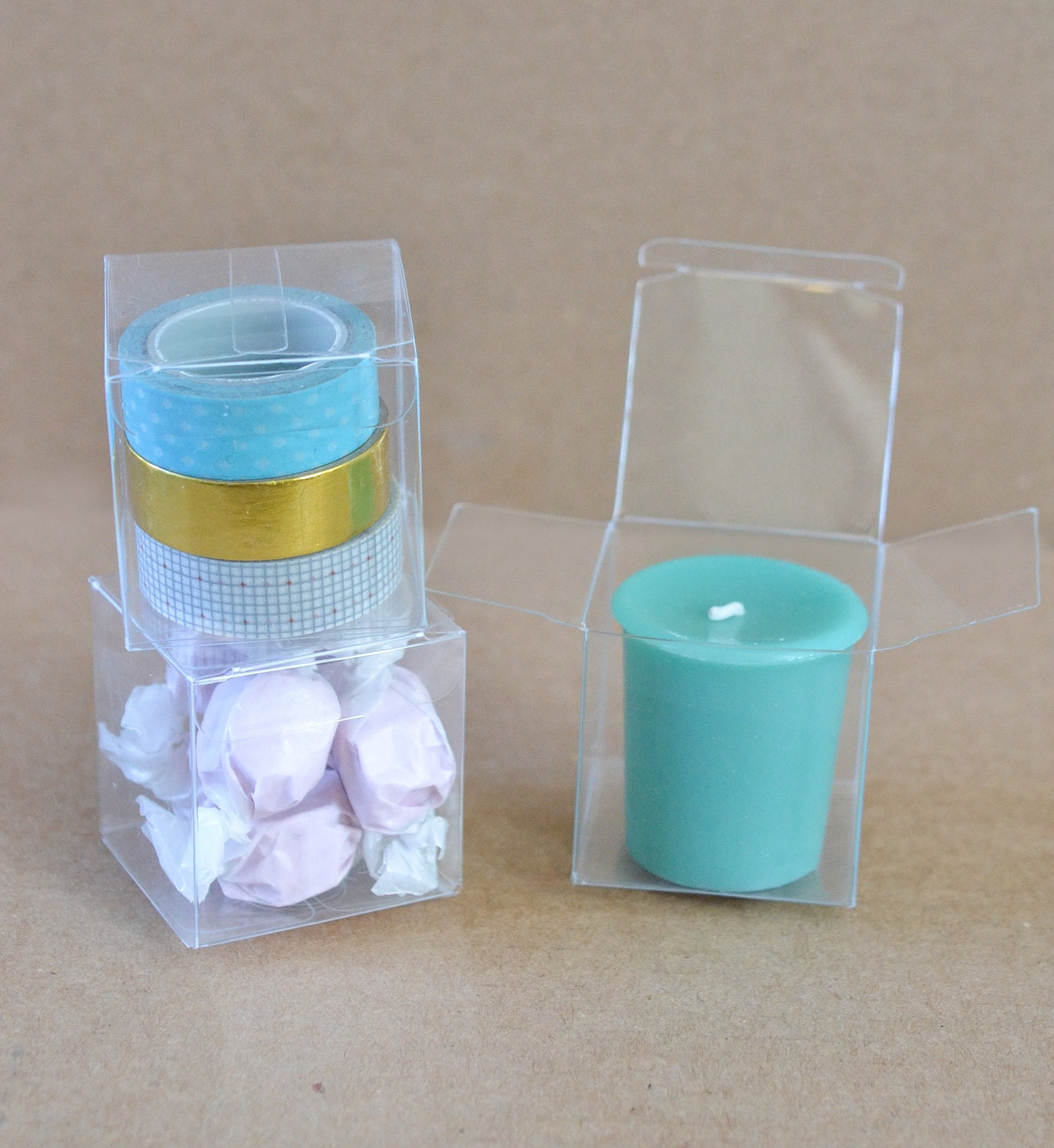 Clear Favor Boxes 20 Clear Boxes Party Favor Boxes Clear