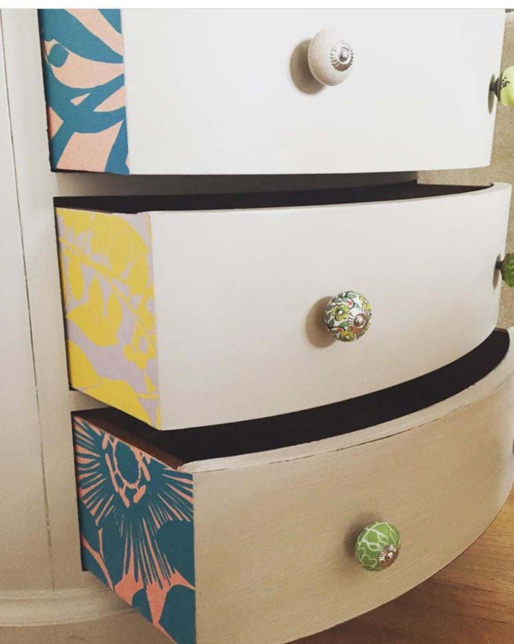 Set of two upcycled Bedside Drawers