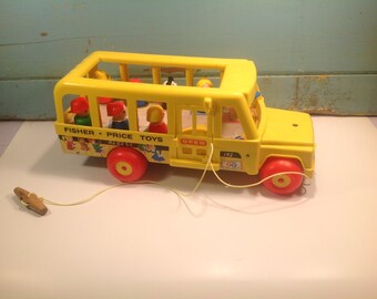 Vintage fisher price school bus