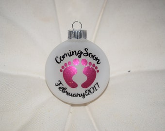 Baby Announcement ornament