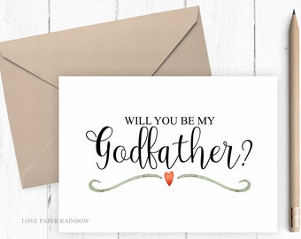 Be my godfather | Etsy