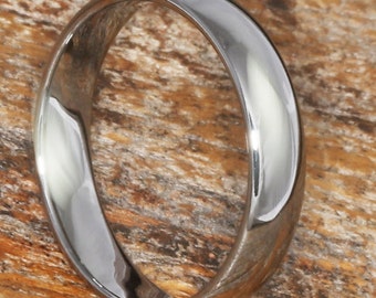Tungsten Wedding Band - 2mm, 3mm, 4mm, 5mm, 6mm Polished Wedding Ring, Stackable Rings, Tungsten Rings
