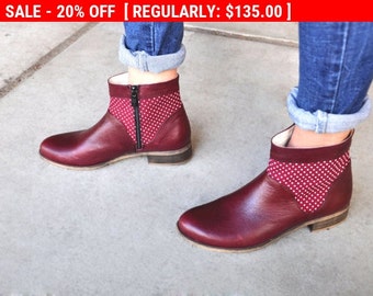 Women's Custom Oxfords & Boots by JuliaBoShoes on Etsy