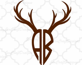 Deer Antler SVG, Antler Font Svg, Antler Alphabet, Digital Letters, SVG Letters,Svg Dxf Eps Ai Cricut DS, Silhouette, Digital Cut Files