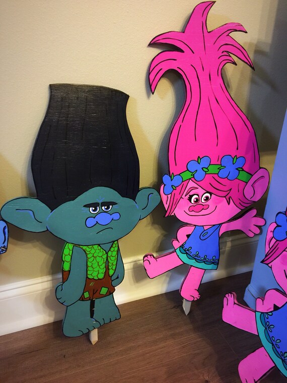 2 Trolls Yard Signs / Birthday Party / Trolls Birthday