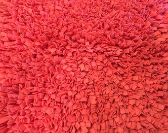 CORAL RAG RUG,Rag Rug,Nursery Rug,Newborn Rug,Photo Prop,Child's Bedroom Rug,Bedroom Rug,Rug,Coral Decor,Accent Rug,Coral Decor,Coral Rug