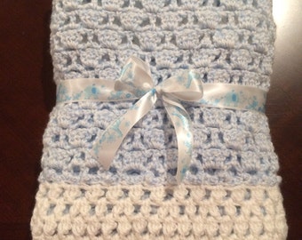 Super Soft Crochet Baby Blanket, 26x30