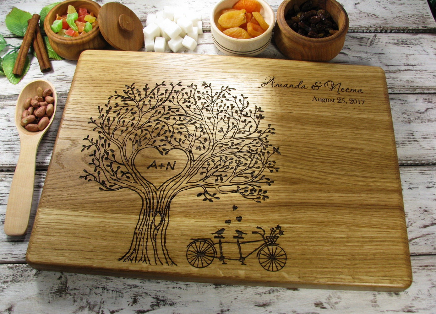 Personalized Cutting Board Wedding T Cutting Board 