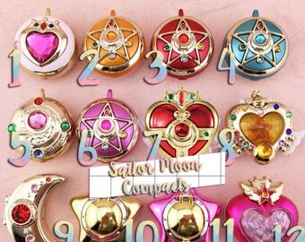 Custom Sailor Moon Compact Brooch Transformation Decoden Case Made-to-Order Phone Case - iPhone, Galaxy, Samsung & Others