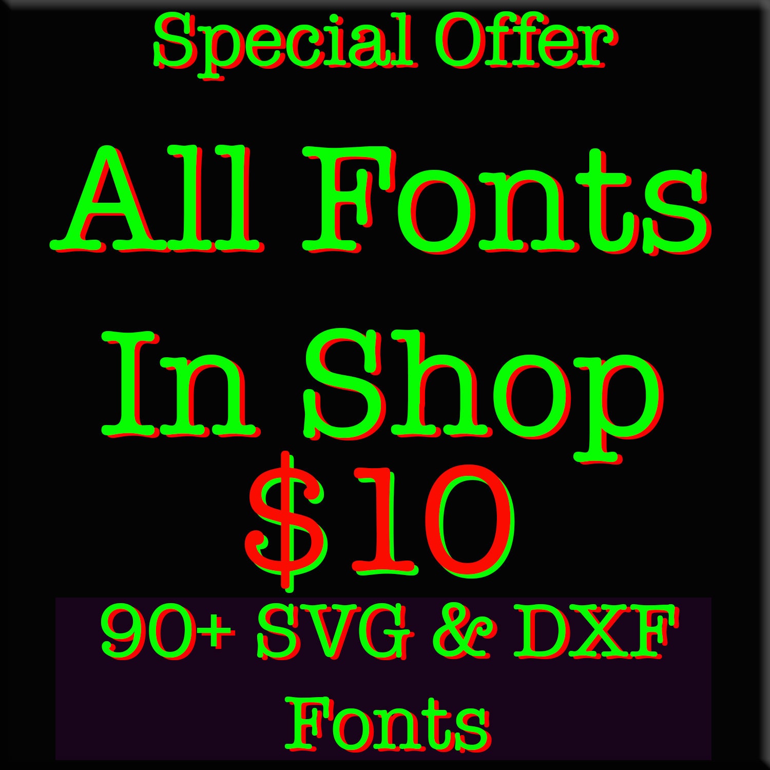Download SVG Font Bundle Monogram Cutting Files for Cricut Cut by ...