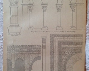 Moorish print | Etsy