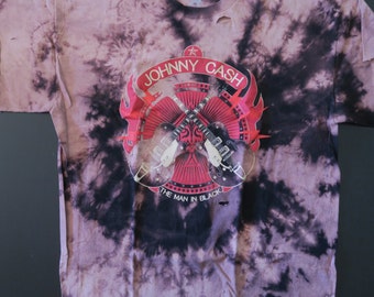Destroyed Johnny Cash T-Shirt in XL