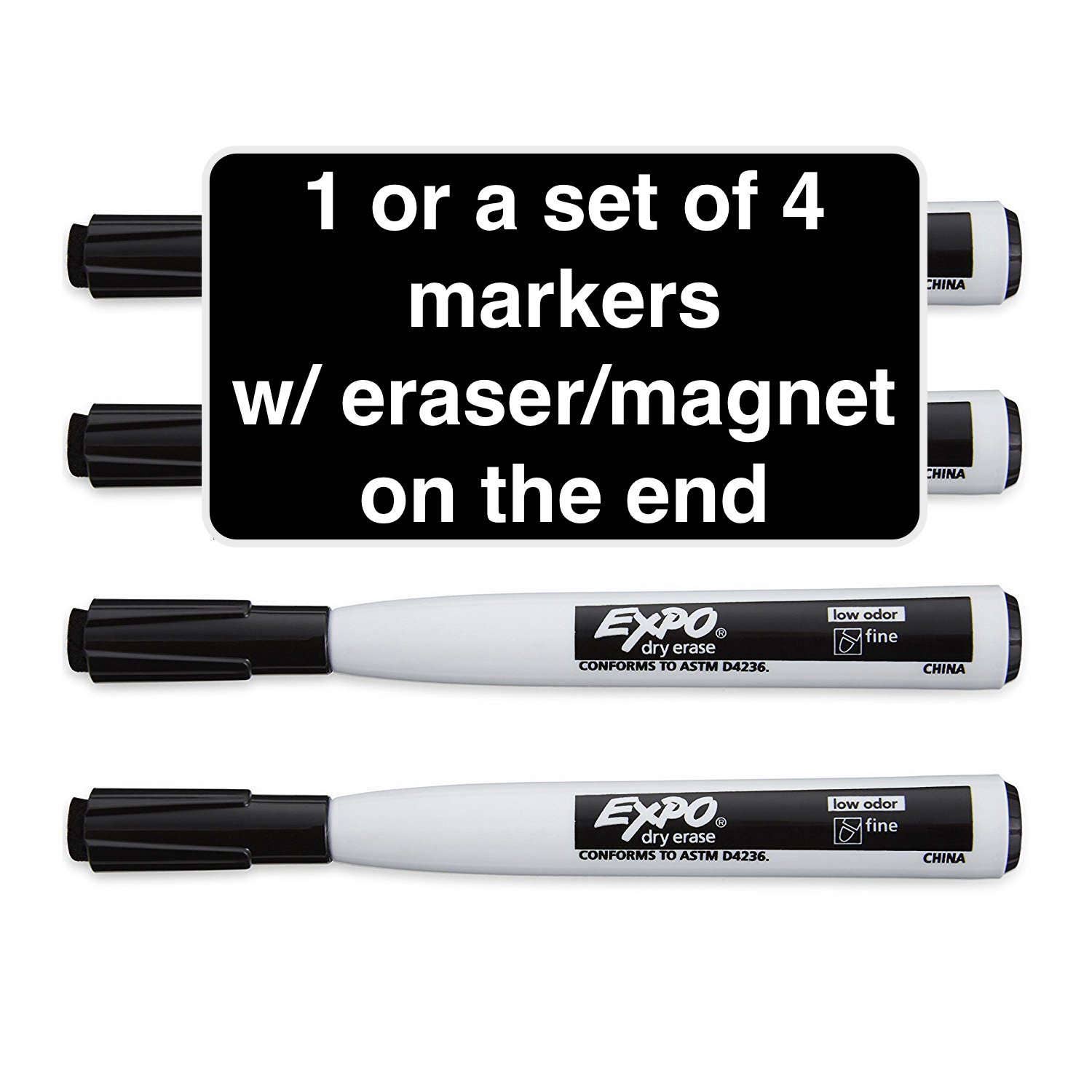 DRY ERASE marker whiteboard marker with eraser end