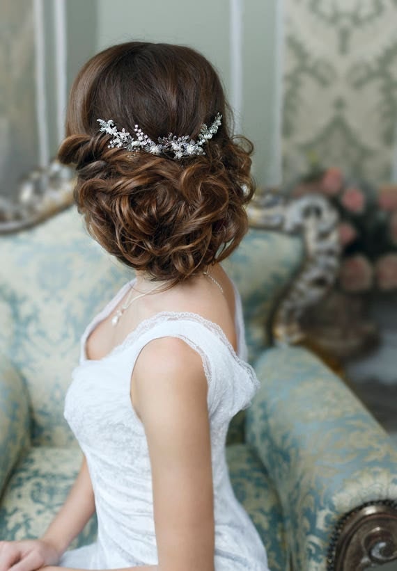 Bridal hair accessories Crystal Bridal headpiece Wedding hair piece Bridal hair vine Bridal hair piece Bridal Head Piece Wedding hair comb