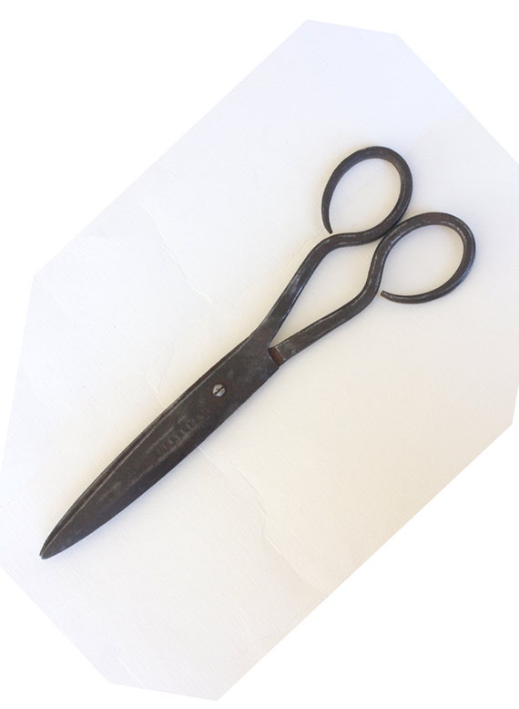Antique hand scissors Vintage iron scissors Antique