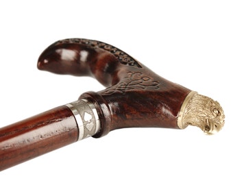 SUPER Walking stick , Walking cane , Cane , Men's Accessories , hand carved , wood walking stick , walking stick cane