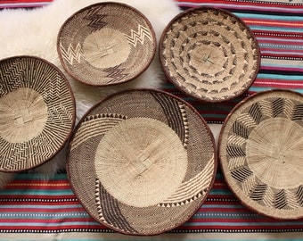 African Basket, Binga Basket Group Design Service, Wall Decor, Eclectic Decor, Boho Style - PLEASE Do NOT BUY, contact me for this service.