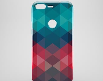 Triangle geometric google pixel phone case, google pixel XL case, cool google pixel cases, cell case, hipster