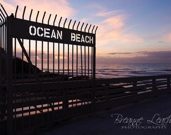 Photography "See It In Sunset", San Diego, OB, Ocean Beach Pier, Beach, Wall Art, Home Decor, Southern California Beach, Fine Art Prints