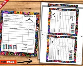Lularoe Order form, Marketing, Home Office Approved, Lularoe Notepad, Instant download