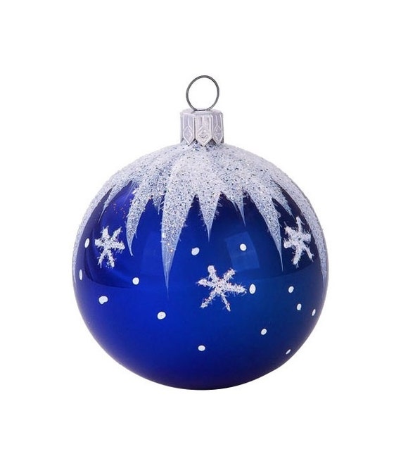 winter glass christmas ball blue glass christmas ornaments winter glass christmas ball blue glass christmas ornaments