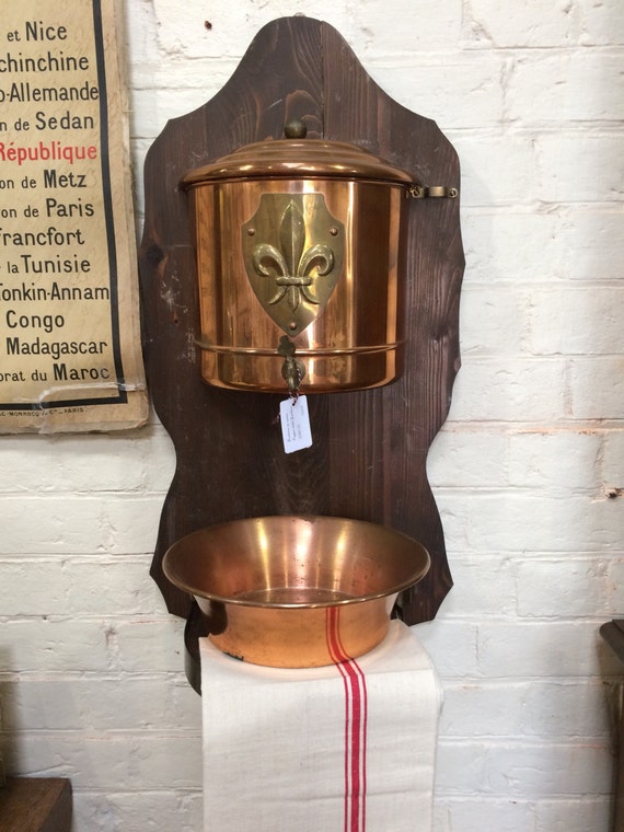 Vintage copper water dispenser