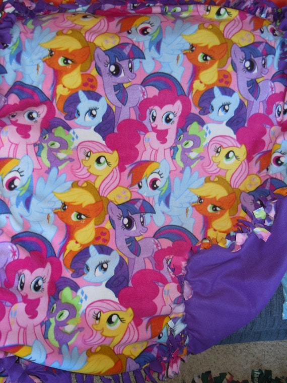 My Little Pony Blanket Purple My Little Pony Blanket