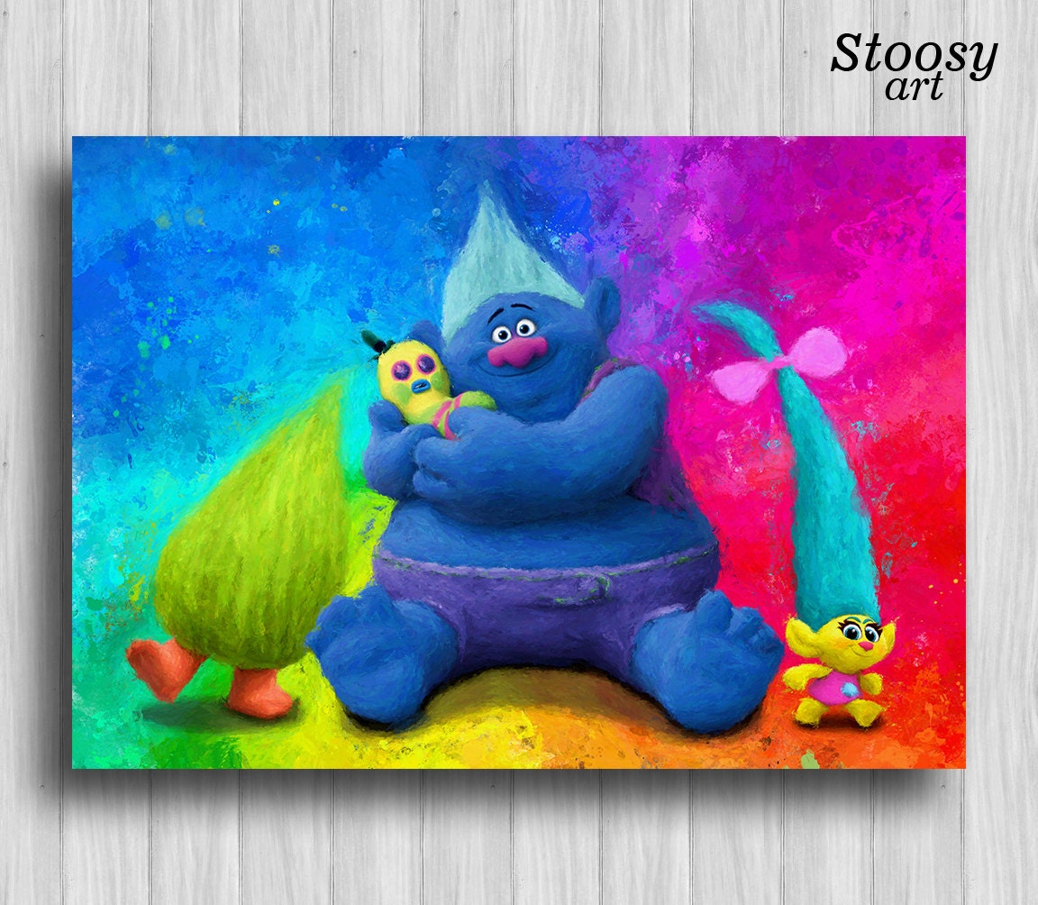 trolls poster Fuzzbert Biggie Mr. Dinkles Smidge trolls wall