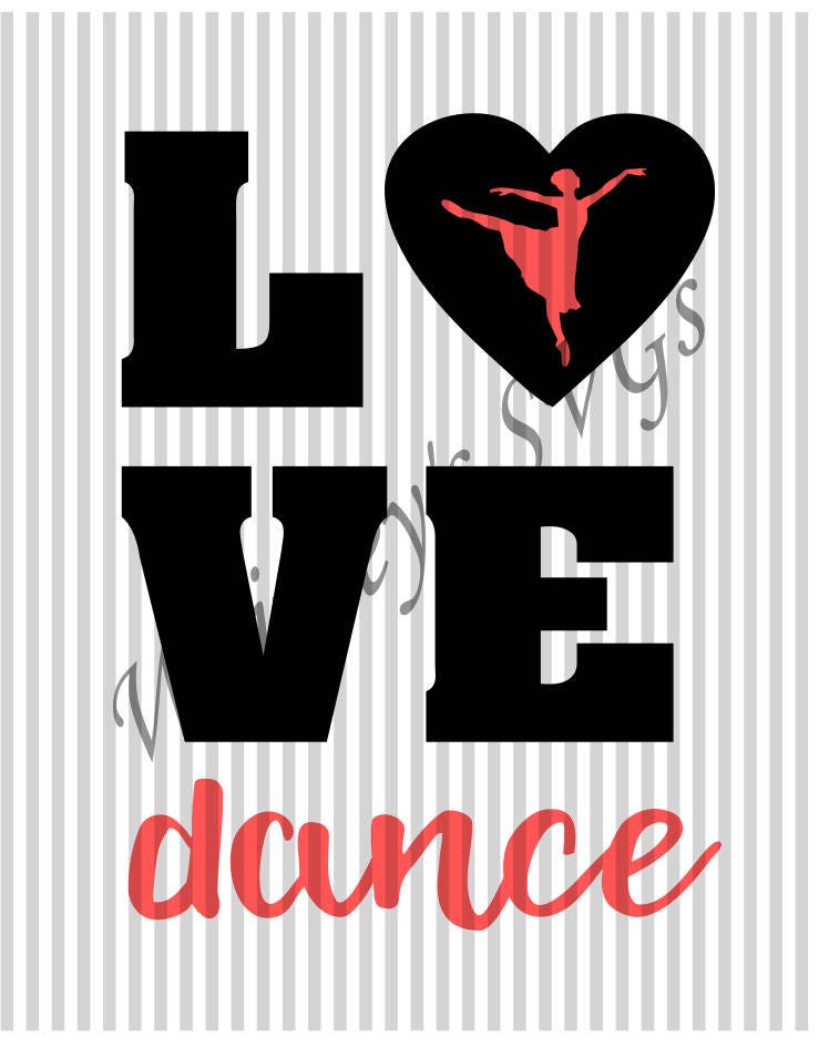 Download Love Dance SVG DXF Cutting File
