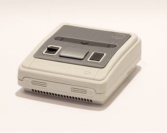 SNES PAL / Super Famicom 3D printed case for Raspberry Pi Emulation System and Retro Gaming