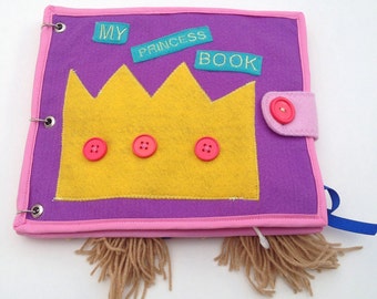 handmade princess felt book childrens book quiet book montessori toy 4 year - Activity Books For 3 Year Olds handmade princess felt book childrens book quiet book montessori toy 4 year - Activity Books For 3 Year Olds