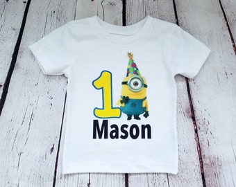 minion first birthday shirt