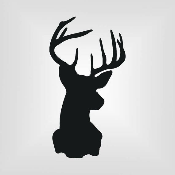Buck Head Svg Deer Cutout Vector art Cricut Silhouette