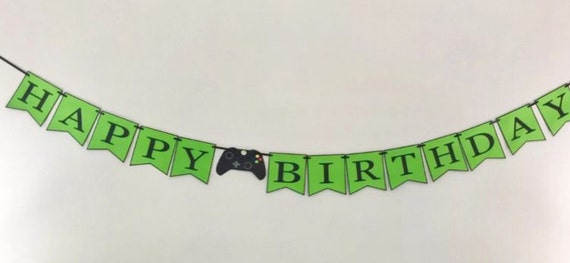 Xbox Happy birthday banner