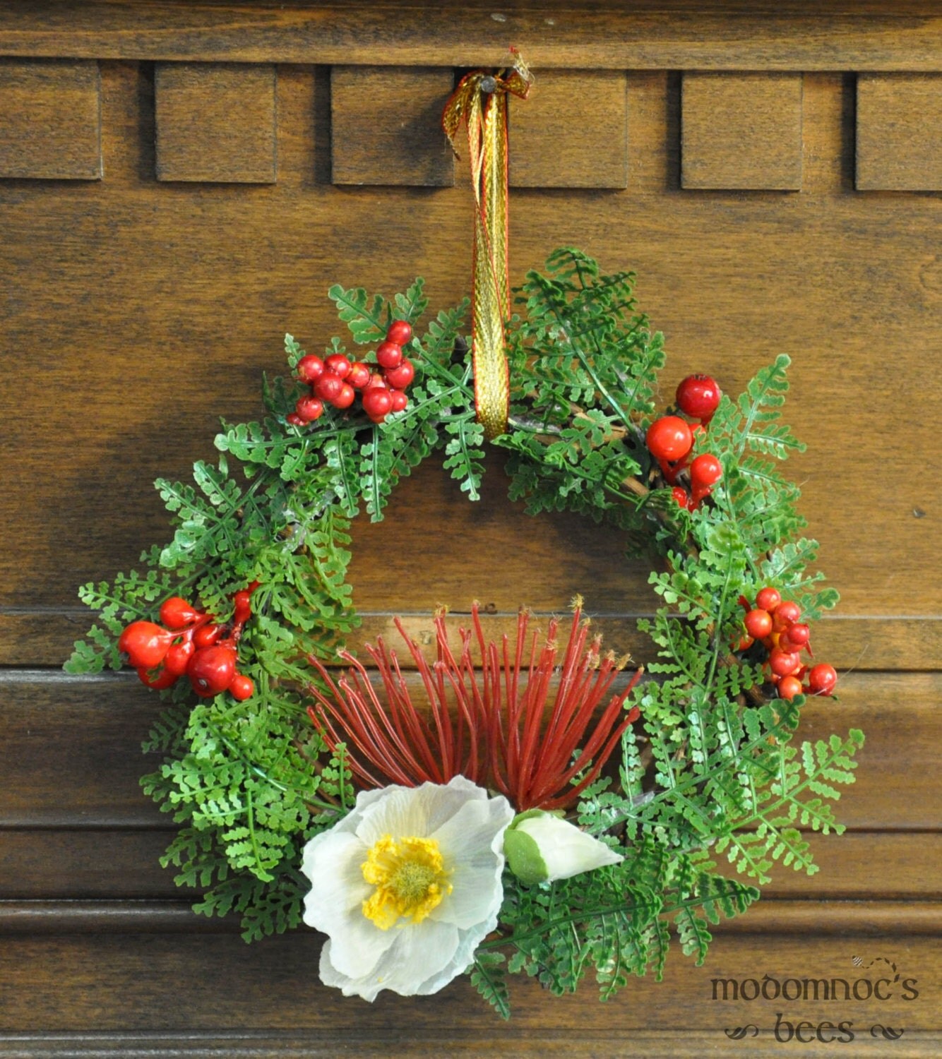 small new zealand christmas wreath featuring pohutukawa small new zealand christmas wreath featuring pohutukawa